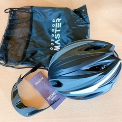 新品✨ 自転車&ロードバイク　両用ヘルメット　ブラックグレー　M...