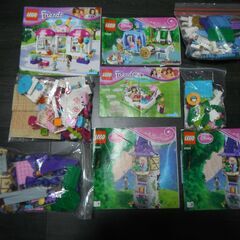 【【中古・欠品あり】LEGO レゴ　ブロック　フレンズ　4点まと...
