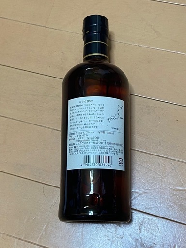 新品　伊達　NIKA WHISKY (モルトグレーンウィスキー) １本