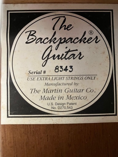 マーチン　バックパッカー(martin backpacker)