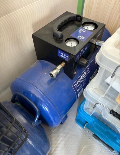 日立エンジンコンプレッサー 中古機械 - 石材工具・墓所用品プロ
