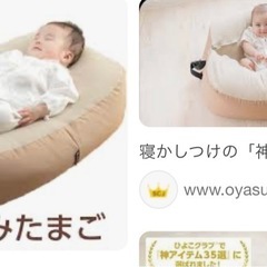おやすみたまご（Cカーブベッド）お譲り下さい。