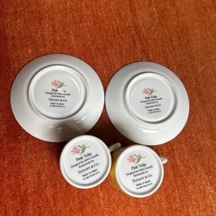 ティファニー　ピンクチューリップデミタスカップの画像