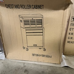 ツールキャビネット工具箱キャスター付き　の画像