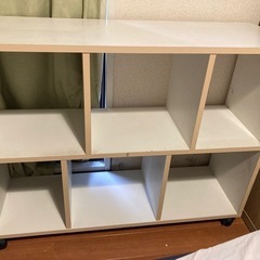 キャスター付きカラーボックス