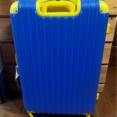 【譲渡先決定】スーツケース　キャリーケース　青　大きめの画像