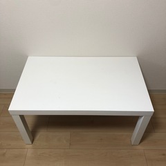 90x55 cm コーヒーテーブル センターテーブル　ホワイト　イケアの画像