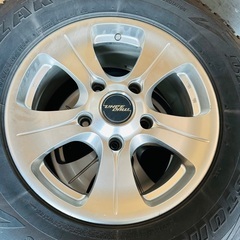 ランクル 5穴 4本 タイヤホイール 17インチ 275/65R17 K04018の画像
