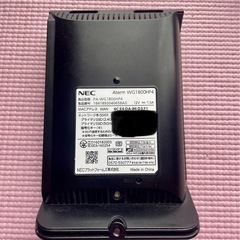 NEC Aterm WG1800HP4 Wi-Fiルーター　初期化済  11ac の画像