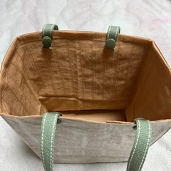 STARBUCKS 桜の花柄トートバッグ　ハンドメイドの画像