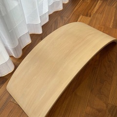 バランスボード　天然木の画像
