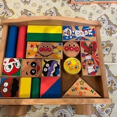 アンパンマン　積み木セットの画像