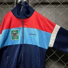 80-90's アディダス　ボルシア・メンヒェングラートバッハ　ジャージ　48.Mサイズの画像