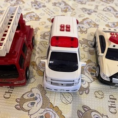 パトカー、消防車、救急車　3点セットの画像