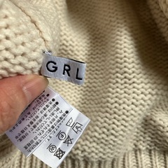 GRL ダメージ風カーディガン　未使用の画像