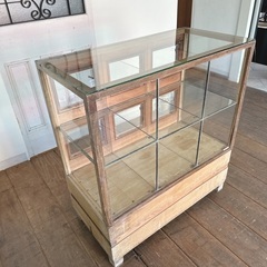 アンティークガラスケース