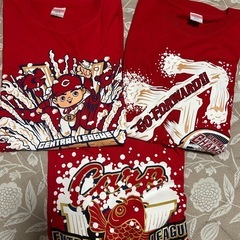 カープ優勝Tシャツ3枚
