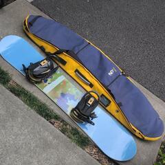 BURTON◇148cmスノーボード板と大容量バッグ