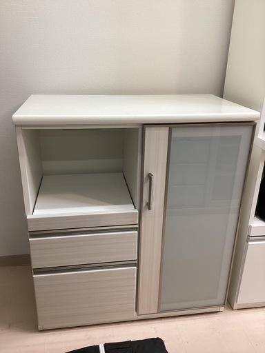 美原店 レンジボードニトリカウンターポスティア家具 収納家具