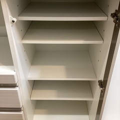 美原店 レンジボードニトリカウンターポスティア家具 収納家具食器棚 