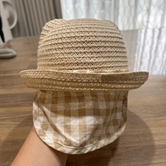 44センチ　赤ちゃん帽子の画像