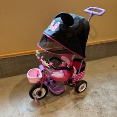 Disney ミニー 三輪車 ピンク パープル