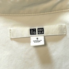 UNIQLOワンピース　白ワンピースの画像