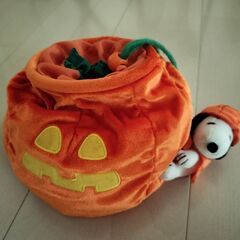 美品★USJAPANスヌーピーのパンプキン巾着袋