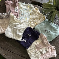 ベビー　ロンパース　50-60 70サイズセット夏生まれの子に♡