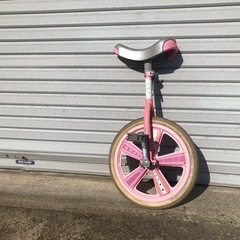 一輪車 ピンク