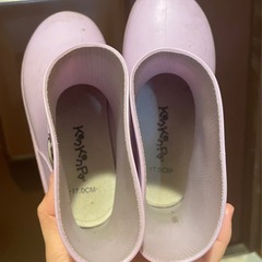 キッズ　女の子　長靴　レインブーツ　17.0cm　　　パープルの画像