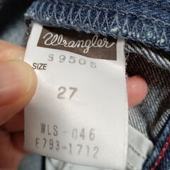 Wrangler ラングラー デニムパンツ 27 ジーンズ jeans denim デニム パンツ レディース 服 洋服 古着の画像