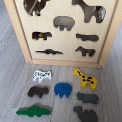 モンテッソーリ 木のおもちゃ ルーピング パズルの画像
