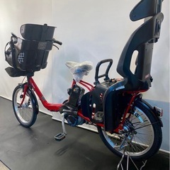 1年保証 送料無料 新型 パナソニック 20インチ 赤色 電動アシスト