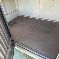 TYワンワンハウス 田窪工業所 犬小屋 犬舎 W1500 D127 H122.5 大型犬 中型犬 屋外 スチール ペットハウス■兵庫県姫路市から A25-128の画像