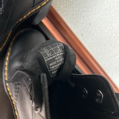 買ったばかりのドクターマーチンのブーツの画像