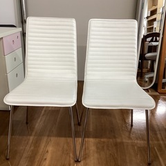 ダイニングチェア（2脚セット）【町田市再生家具】250254