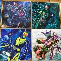 一番くじ仮面ライダー色紙セットの画像