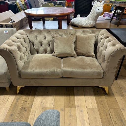 大人気！！！　2人掛け　ソファ　カウチソファー　エレガント　アンティーク　おしゃれ☆