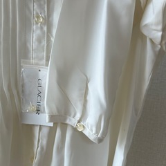 値下‼️《未使用》訳あり 丸襟ブラウス Ｌ 税込¥1900品 の画像