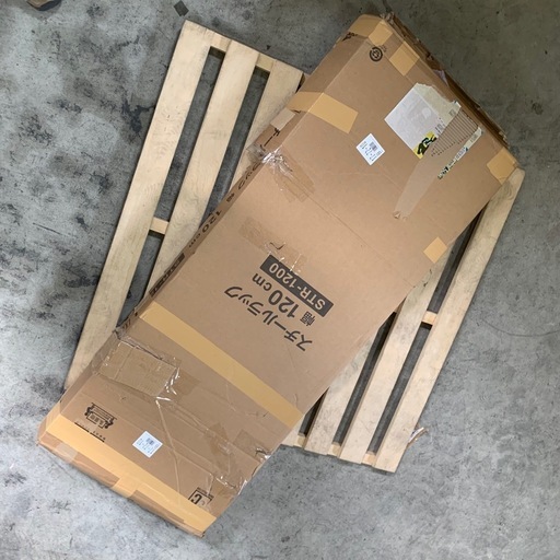 55m スチールラック 幅120cm STR-1200 ブラック　y042504m 