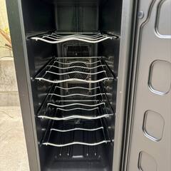 コンポジット 家庭用ワインセラー ハーフミラー a05395 18本収納 2018年製 Used/美品の画像