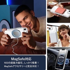 iPhone 16e 用 ケース Magsafe対応 アイフォン16e カバー 360°回転スタンド Uスマホケース  ストラップ穴付き 新品未開封の画像