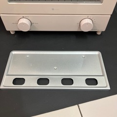 美品　ニトリ オーブントースター ホワイトW切替式オーブントースター Nニコルの画像