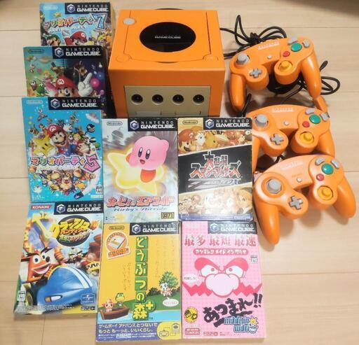 【手続き中】ゲームキューブ本体＋コントローラー＋メモリーカード＋ソフト8本