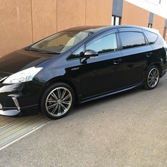 プリウスα 車検R9年まで　ハイブリッドバッテリー＆タイヤ交換済　