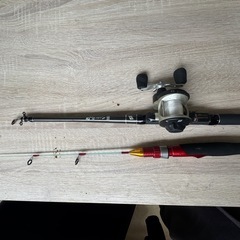 釣竿 4本セット(投げ竿･穴釣り用)の画像