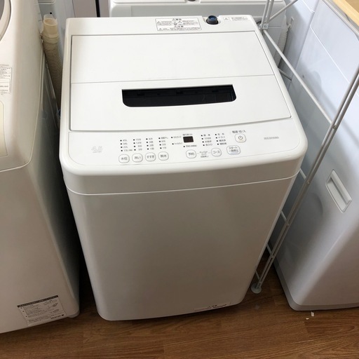 安心の1年保証付。【IRIS OHYAMA 全自動洗濯機　IAM-T451 4.5kg 2023年製　キズヨゴレ有り】取りに来れる方限定。