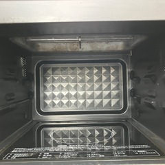 ☆値下げ☆ロ 2504-694 山善 電子レンジ YRP-F180V(B) 2022年製 通電確認済み キズ汚れ有りの画像