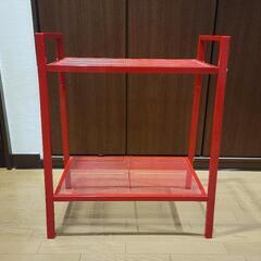 IKEA　レールベリ　低型ワイド　赤の画像